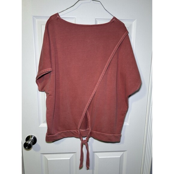 SONOMA Women’s Short Sleeve Tie Back Top Terracotta Size XL - Picture 5 of 7